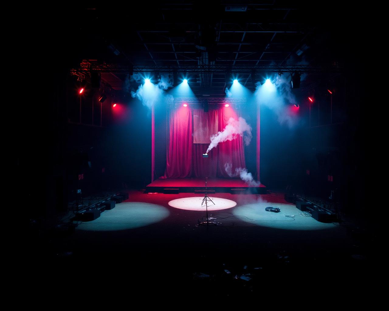 Empty venue post-show